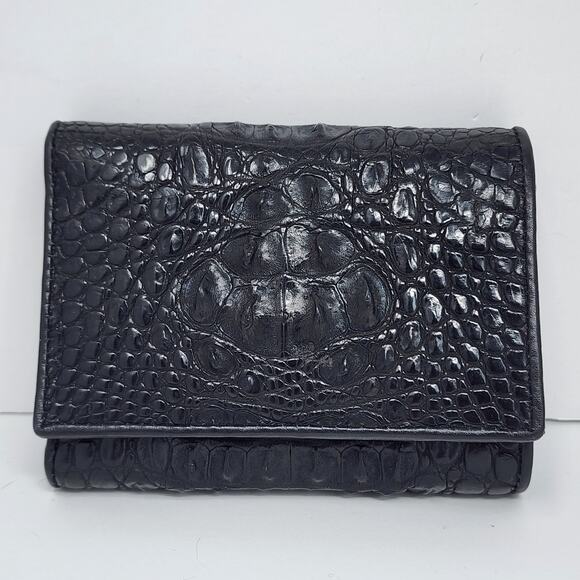 Black Crocodile Wallet - Picture 11 of 12